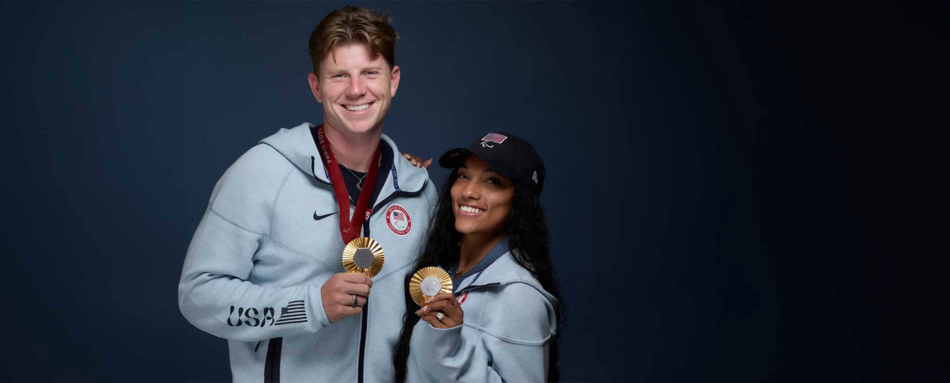 Hunter Woodhall & Tara Davis-Woodhall