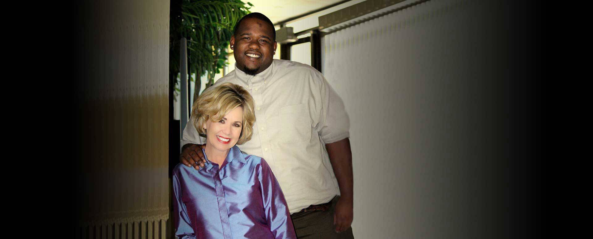 Donna Porter and DJ Batiste