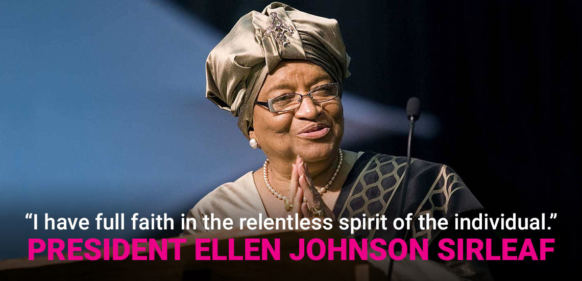 Ellen Johnson Sirleaf Shares How to End COVID-19 by Going Back in Time to Ebola